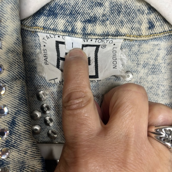 Jean Vest Atlantic City Airbrush Colorful Gambling Size XL - Picture 10 of 16